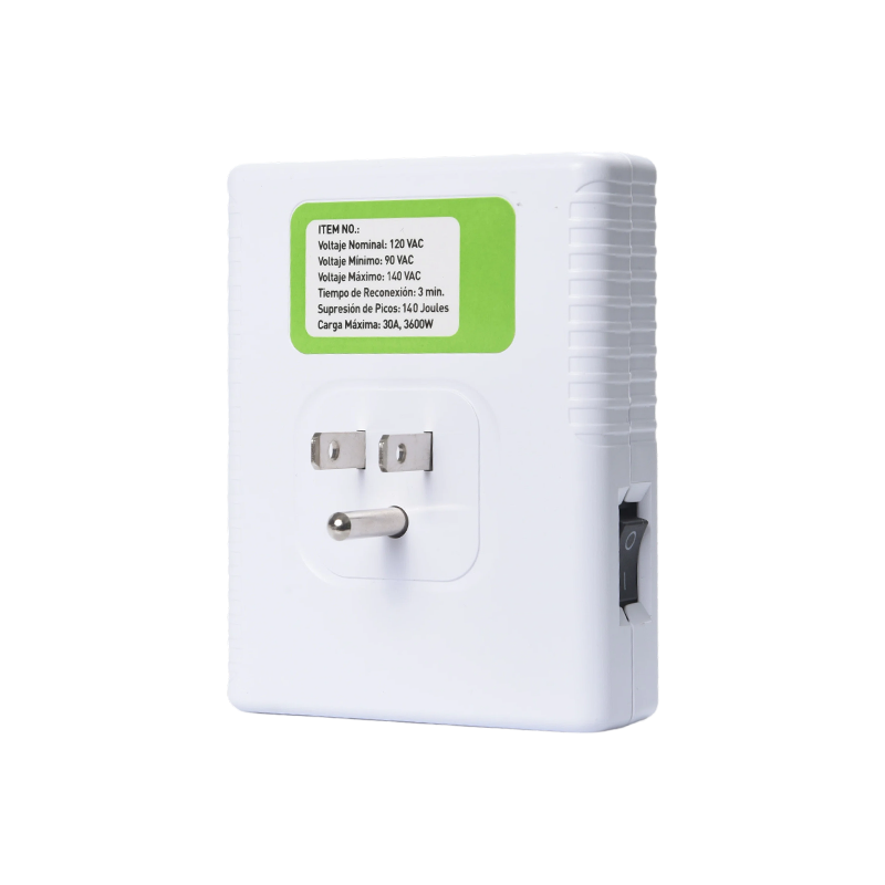 Protetor automático de surto de tensão HWTB-V027-US 110V 15A